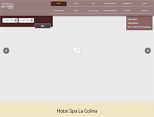 Tablet Screenshot of fincahotellacolina.com